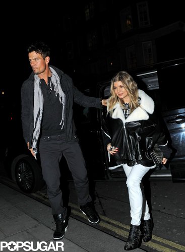 Josh Duhamel and Fergie went on a dinner date in London.
Josh Duhamel and Fergie went on a dinner date in London.