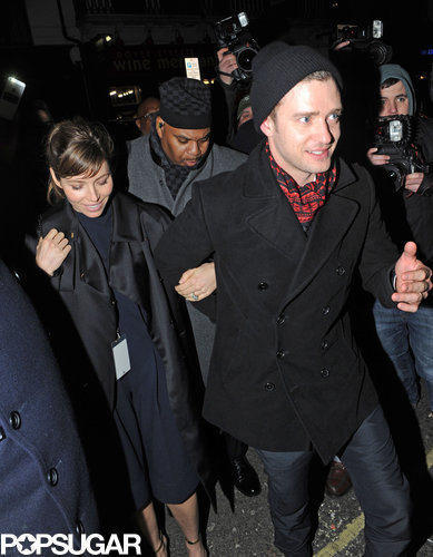Justin and Jessica Keep London Rocking Post-Brit Awards Justin and Jessica Keep London Rocking Post-Brit Awards