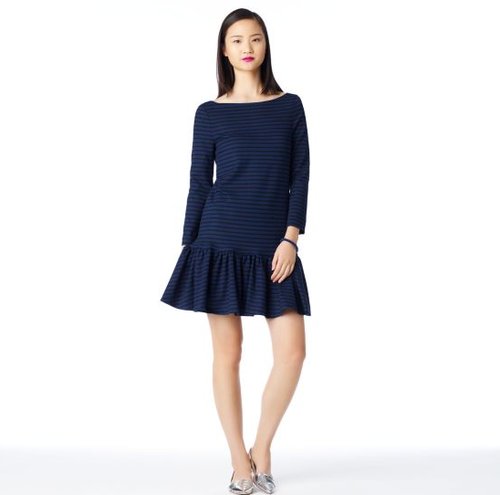 We love the girlie ruffles on this Kate Spade striped Burke dress ($238, originally $398).
We love the girlie ruffles on this Kate Spade striped Burke dress ($238, originally $398).