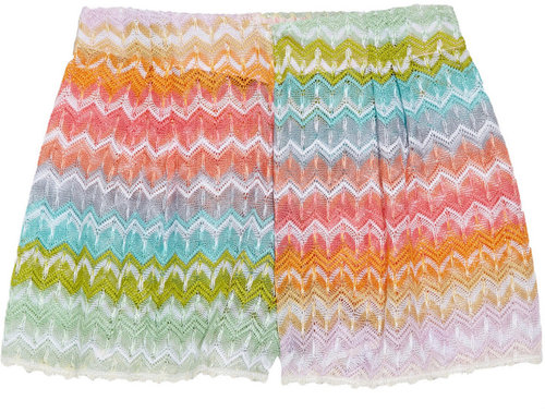 Missoni Camogli crochet-knit culottes