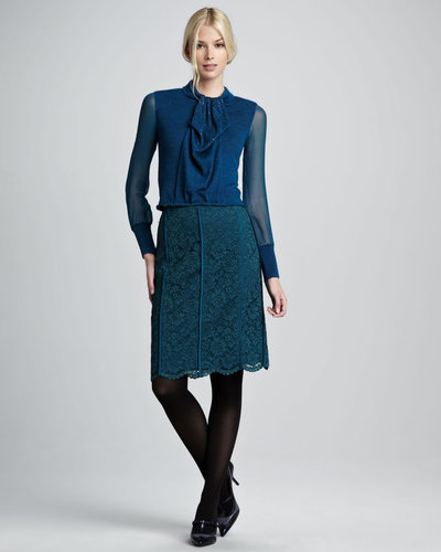 Tory Burch Everett Lace Skirt