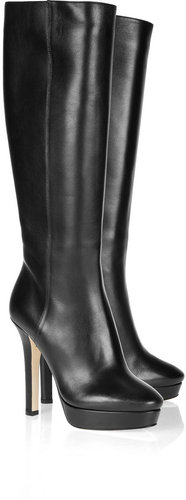 Jimmy Choo Mirage leather knee boots