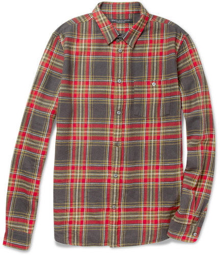 Marc by Marc Jacobs Plaid Cotton-Flannel Shirt
