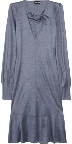 Giorgio Armani Silk-jersey dress