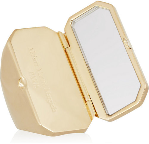 Maison Martin Margiela Gold-tone compact ring