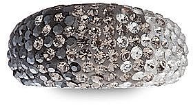 Black Ombre Dome Crystal Ring