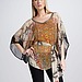 Kay Celine Mixed-Media Blouse