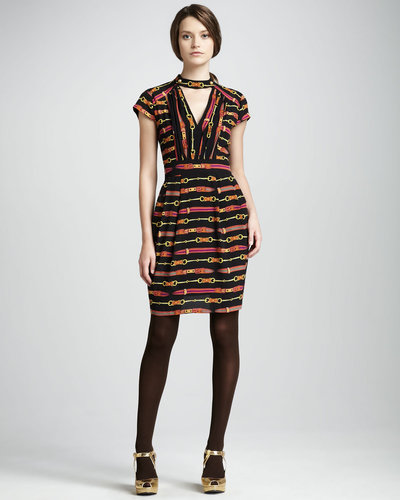 Nanette Lepore Dressage Printed Dress