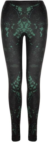 Amaranth Victorian Lace Leggings