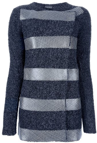 Emporio Armani striped cardigan