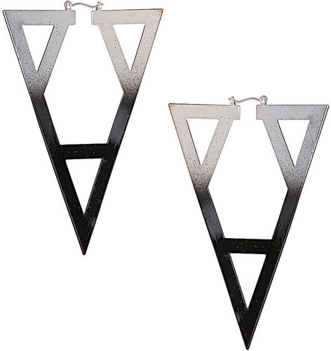 Ombre Geo Cut Out Earrings