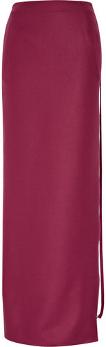 Maison Martin Margiela Stretch-wool maxi skirt