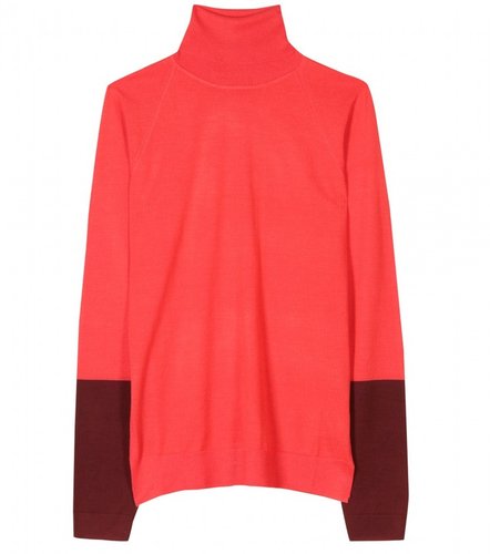 Pringle of Scotland TWO-TONE TURTLENECK PULLOVER