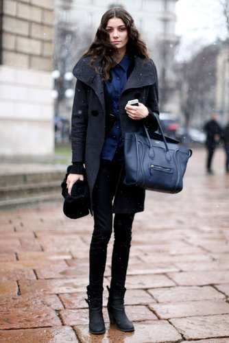 Milan Fashion Week Street Style Fall 2013 Milan Fashion Week Street Style Fall 2013