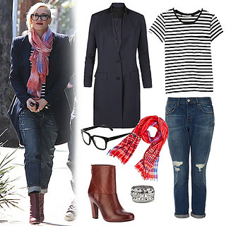 Cute Brunch Outfit With Colorful Scarf