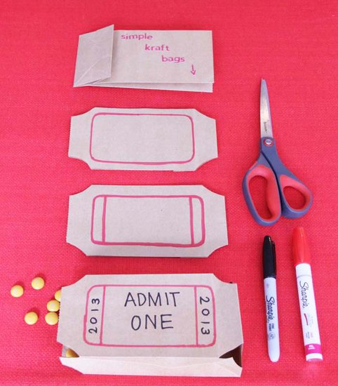 Oscar-Party Treat Bags