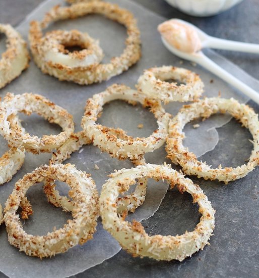 Coconut Baked Onion Rings