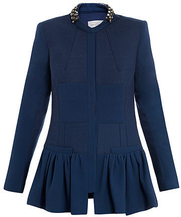 Preen Elfie scuba-wool and crystal jacket
