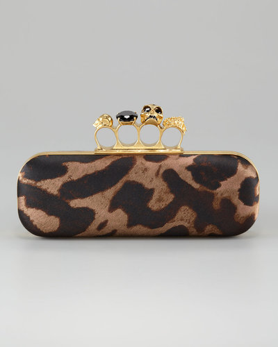 Alexander McQueen Knuckle-Duster Oblong Clutch Bag