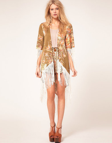 Minkpink 'Yoko' Fringed Kaftan