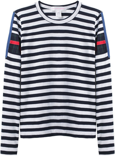 Comme Des Garçons Shirt / Tartan Striped T-Shirt
