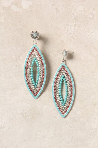 Woven Navette Earrings