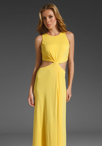 BCBGMAXAZRIA Cut Out Maxi Dress