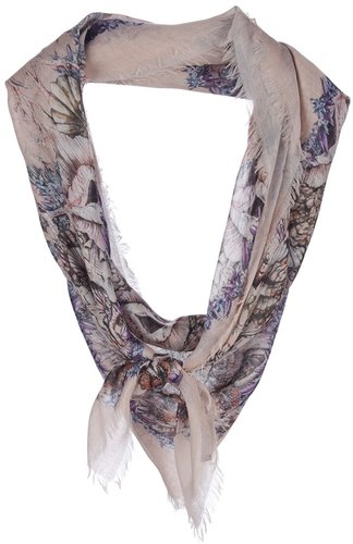 Alexander McQueen skull print scarf