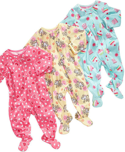 Little Me Baby Coverall, Baby Girls Footed Coverall