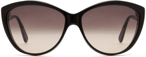 Alexander McQueen 4147 Sunglasses in Black Horn Black