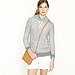 Stripe popover hoodie