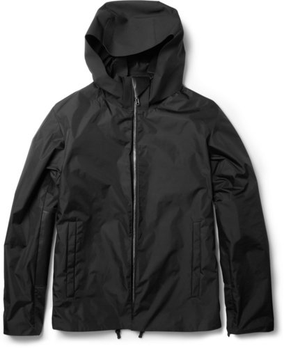 Balenciaga Leather-Trimmed Lightweight Jacket