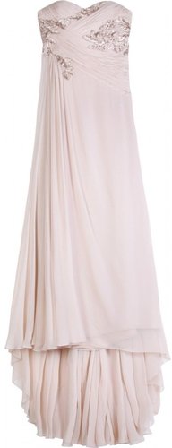 Marchesa EMBELLISHED SILK GOWN
