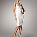 Herve Leger Basic Bandage Dress, Alabaster
