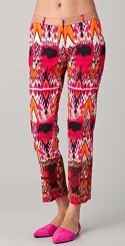 True royal Ikat Print Pants