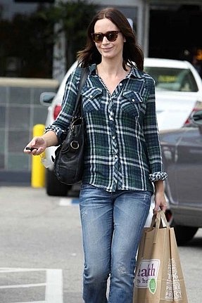 Rails Kendra Gauze Plaid Shirt in Green/Navy