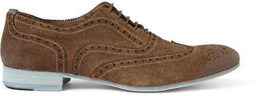 Paul Smith Shoes & Accessories Miller Contrast-Sole Suede Brogues