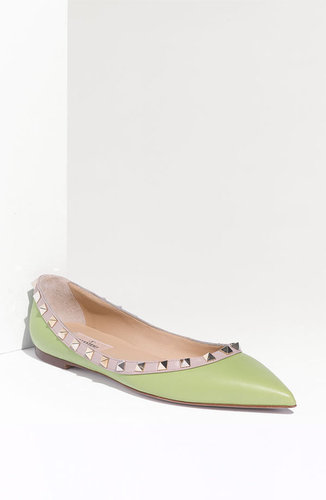 Valentino 'Rockstud' Ballerina Flat