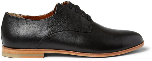 B Store New Mario Leather Derby Shoes