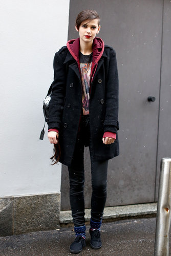 Milan Fashion Week Street Style Fall 2013 Milan Fashion Week Street Style Fall 2013