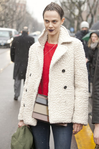 Milan Fashion Week Street Style Fall 2013 Milan Fashion Week Street Style Fall 2013