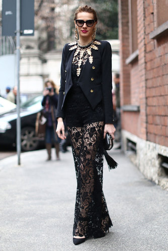 Milan Fashion Week Street Style Fall 2013 Milan Fashion Week Street Style Fall 2013