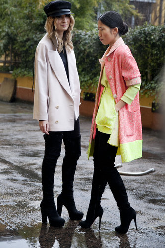 Milan Fashion Week Street Style Fall 2013 Milan Fashion Week Street Style Fall 2013
