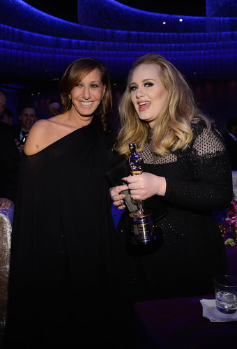 Adele hung out with Donna Karan at the Governors Ball.
Adele hung out with Donna Karan at the Governors Ball.