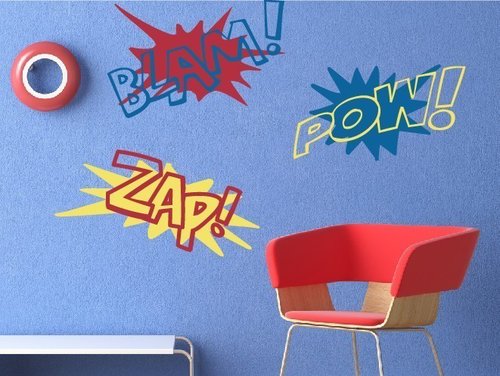 Superhero Decal Set Superhero Decal Set
