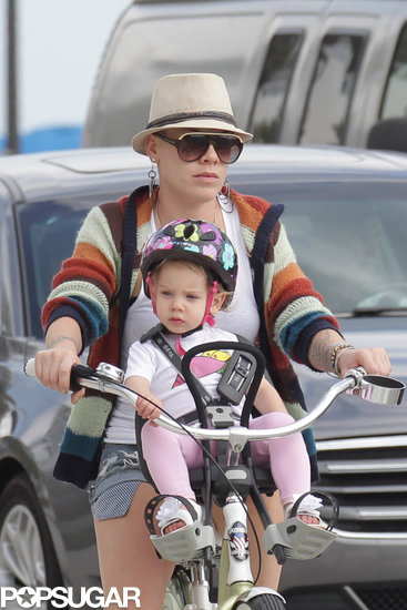 Bikini-Clad Pink Flaunts Rock Hard Abs and Bikes With Her Family in Florida Bikini-Clad Pink Flaunts Rock Hard Abs and Bikes With Her Family in Florida