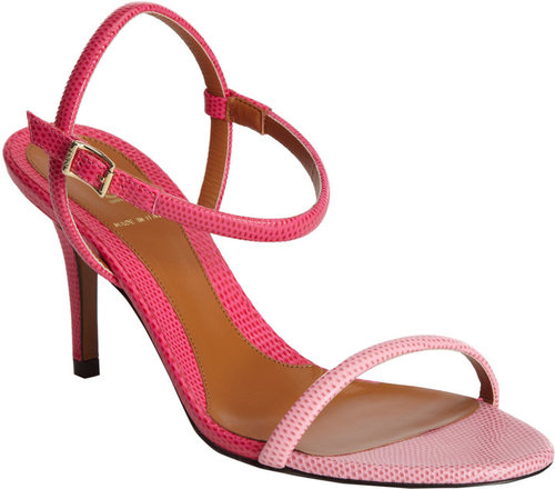 Fendi Stamped Two-Tone Sandal