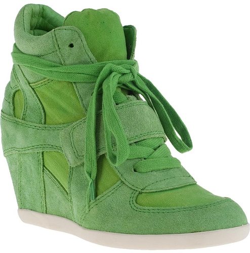 ASH Bowie Wedge Sneaker Apple Suede