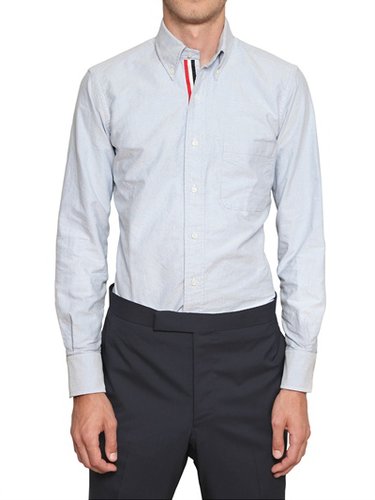 I am a huge fan of clothing with hidden surprises. My favorite part of this Thom Browne oxford cotton shirt ($392) has to be the red, white, and blue grosgrain trim running on the inside placket of the shirt.
— Robert Khederian, Style & Trends editorial assistant
I am a huge fan of clothing with hidden surprises. My favorite part of this Thom Browne oxford cotton shirt ($392) has to be the red, white, and blue grosgrain trim running on the inside placket of the shirt.
— Robert Khederian, Style & Trends editorial assistant