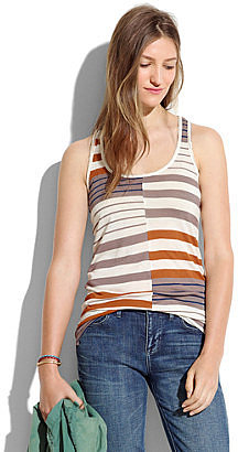 Mixstripe drape tank
